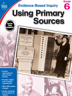 cover image of Using Primary Sources, Grade 6